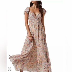 ASTR the label Primrose Strappy-back Maxi dress